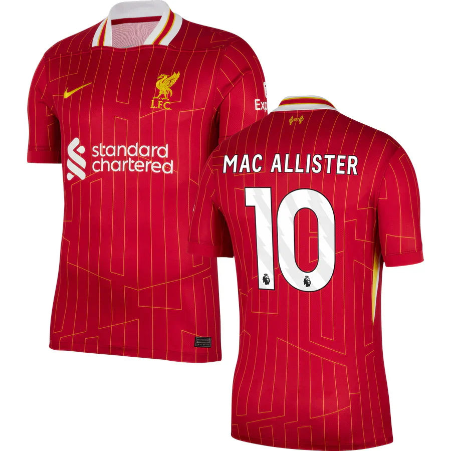 10_394d7a22-e39a-436a-8d1e-3c7d6cad0730 #10 Mac Allister Jersey Liverpool Home 2024/2025 - Imagem 1