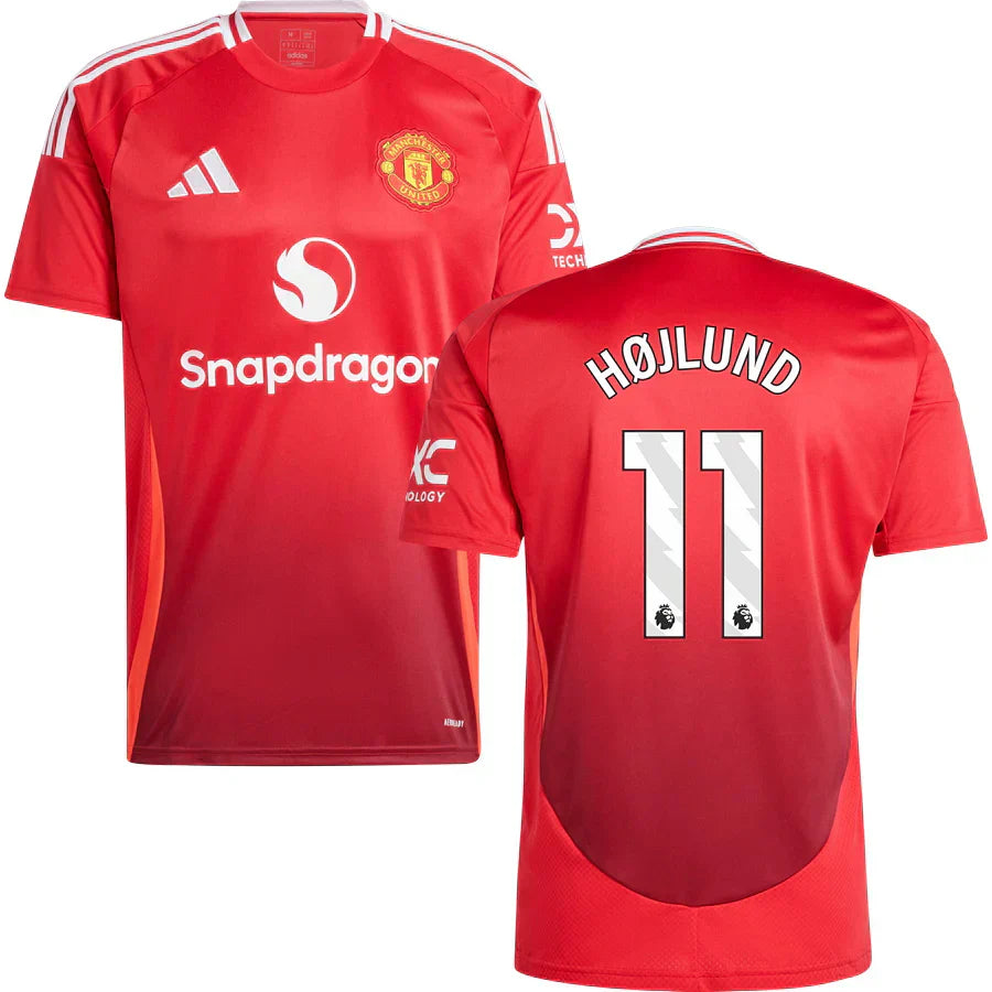 11_3ba5e407-a549-404b-9dd8-479eacb17ce8 #11 Hojlund Jersey Manchester United Home 2024/2025 - Imagem 1