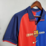 Barcelona 100 Years Retro Shirt 1999 Blue and Claret - Nike - Imagem 3
