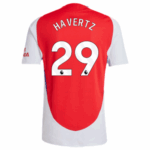 #29 Havertz Arsenal Home Jersey 2024/2025 - Red and White