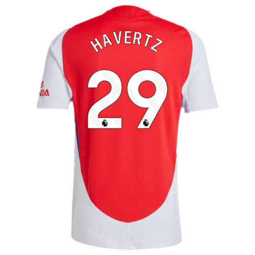 1716617760038195215_ef1140ea-6716-4bb7-be6a-40ce7fe6c413 #29 Havertz Arsenal Home Jersey 2024/2025 - Red and White - Imagem 1