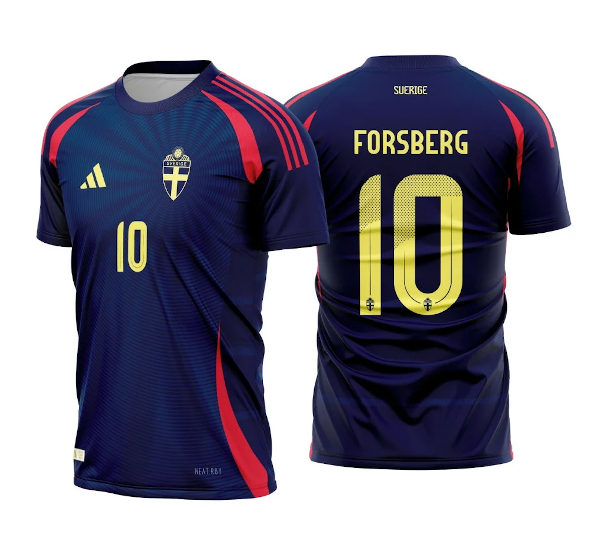 20241025230554_4a0fd55d-66e6-4973-9510-bef5d9b98927 #10 Fosberg Sweden Away Jersey 2024/2025 - Imagem 1