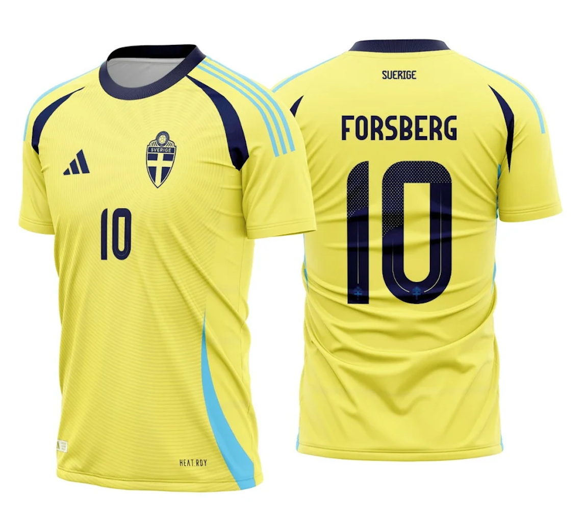 20241025230607_d9920759-fdc0-4e3b-8c80-1e1a34f53731 #10 Fosberg Sweden Home Jersey 2024/2025 - Imagem 1