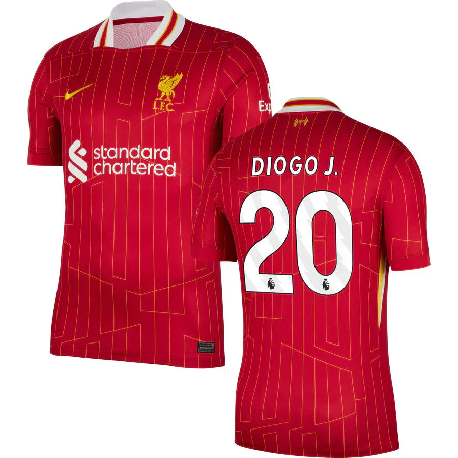 20_9674d760-f7ad-449d-b8ad-3947e10063be-1 #20 Diogo J. Jersey Liverpool Home 2024/2025 - Imagem 1