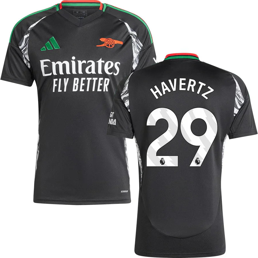 29_c38433e5-9159-44a7-a89c-624429bab172 #29 Havertz Arsenal Jersey Away 2024/2025 - Imagem 1