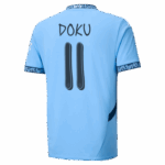 #11 Doku Manchester City Home Jersey 2024/2025