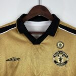100th Anniversary Manchester United Retro Jersey home 2001/02 - Long Sleeve - Imagem 16