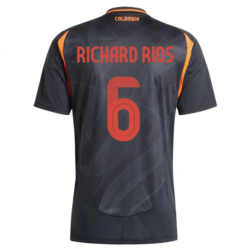 KNDBK4512_3f79511c-1b26-433f-8d1f-84bd78182e0e #6 Richard Rios Camiseta visitante de Colombia 2024/2025 - Imagem 1