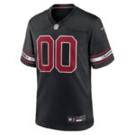 Arizona Cardinals - Alternate Custom NFL Game Jersey - Black - Imagem 2