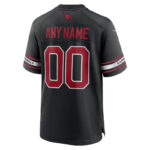 Arizona Cardinals - Alternate Custom NFL Game Jersey - Black - Imagem 3
