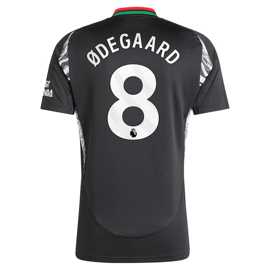 arsenal-adidas-away-shirt-2024-25-with-odegaard-8-printing_ss5_p-201987932_pv-3_u-3za18hyng99p4pzmr3ml_v-fdaplcc36ib4tonolppy_1_c412846a-b674-4a28-a519-6944e5b51980 #8 Odegaard Jersey Arsenal Away 2024/2025 - Black - Imagem 1