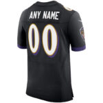Baltimore Ravens - Speed Machine Custom NFL Jersey - Black - Imagem 3