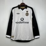 100th Anniversary Manchester United Retro Jersey home 2001/02 - Long Sleeve - Imagem 9