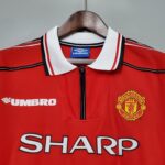 100th Anniversary Manchester United Retro Jersey home 1998/99 - Imagem 8