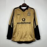 100th Anniversary Manchester United Retro Jersey home 2001/02 - Long Sleeve - Imagem 10