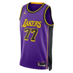 Luka Dončić - Los Angeles Lakers Statement Edition 2024 NBA Jersey - Purple - Unisex - Imagem 2