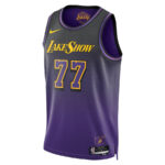 Luka Dončić - Los Angeles Lakers City Edition 2024 NBA Jersey - Purple - Unisex - Imagem 2