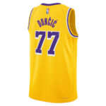 Luka Dončić - Los Angeles Lakers Icon Edition 2024 NBA Jersey - Gold - Unisex - Imagem 3