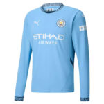 #10 Grealish Manchester City Home Jersey 2024/2025 Long Sleeve - Imagem 2