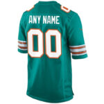 Miami Dolphins - Aqua Alternate Custom NFL Game Jersey - Imagem 3