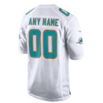Miami Dolphins - Custom NFL Game Jersey - White - Imagem 3